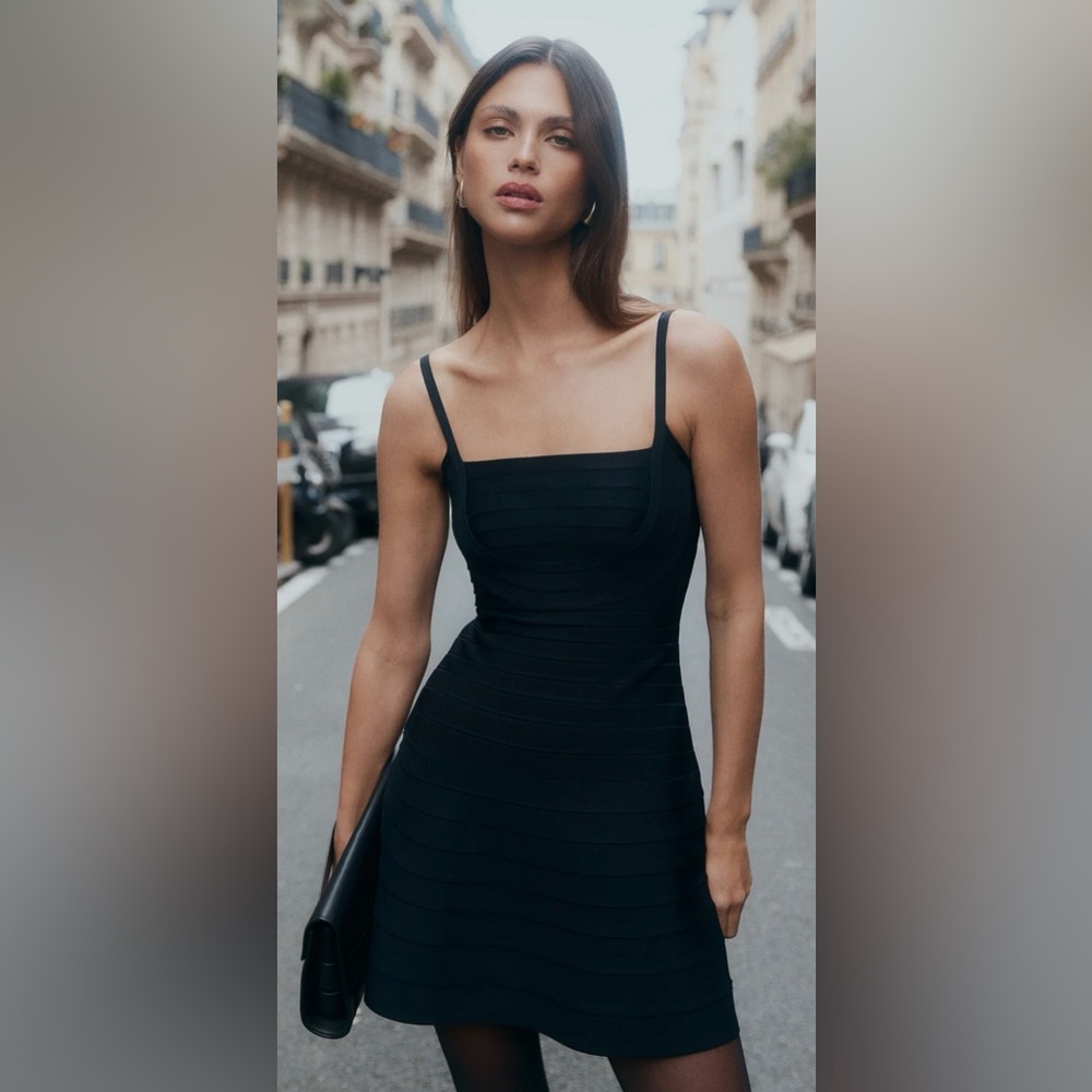 Black Herve Milly Dress